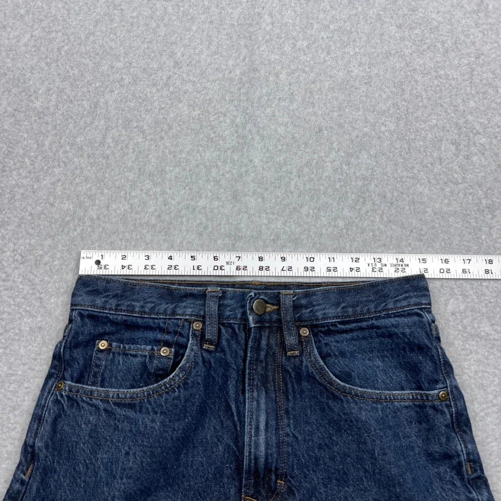 Banana Republic 90s Straight Fit Jean Mens 31x32* Blue Dark Washwell Hemp Indigo